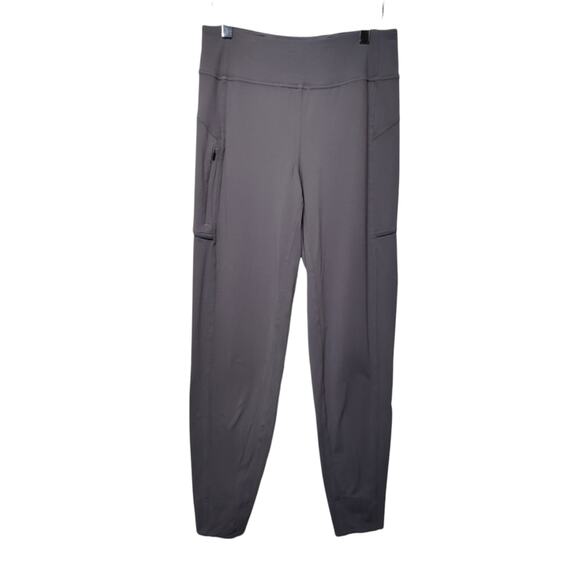 Lululemon Womens Sz 6 Run On Jogger Dark Carbon Grey Pull On Elastic Waist Pants - Picture 1 of 8